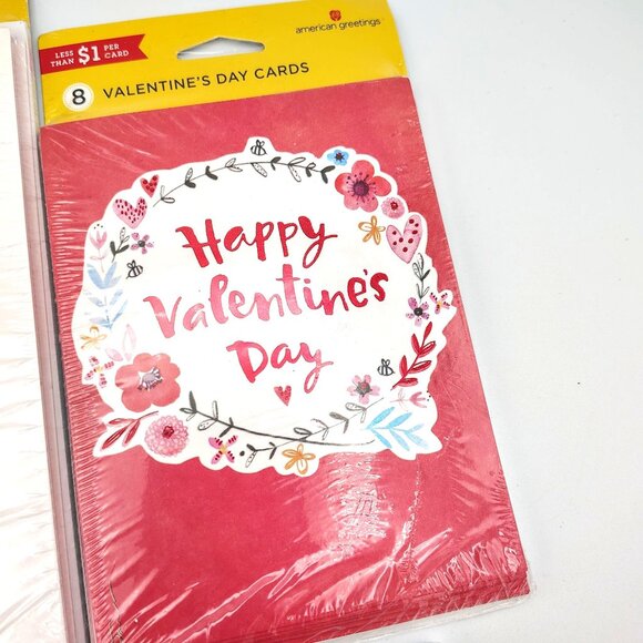 Valentines Day American Greetings Cards Assorted Lot of 3 Packs Love Hearts - Picture 3 of 12